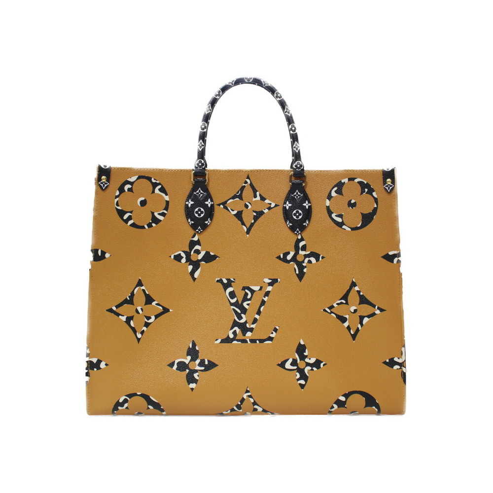 Louis Vuitton On the Go Monogram Jungle Tote Bag White - Picture 4 of 7